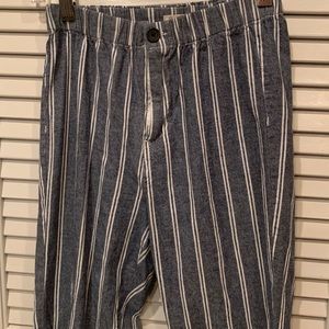 Brandy Melville High Rise Stripped Pants